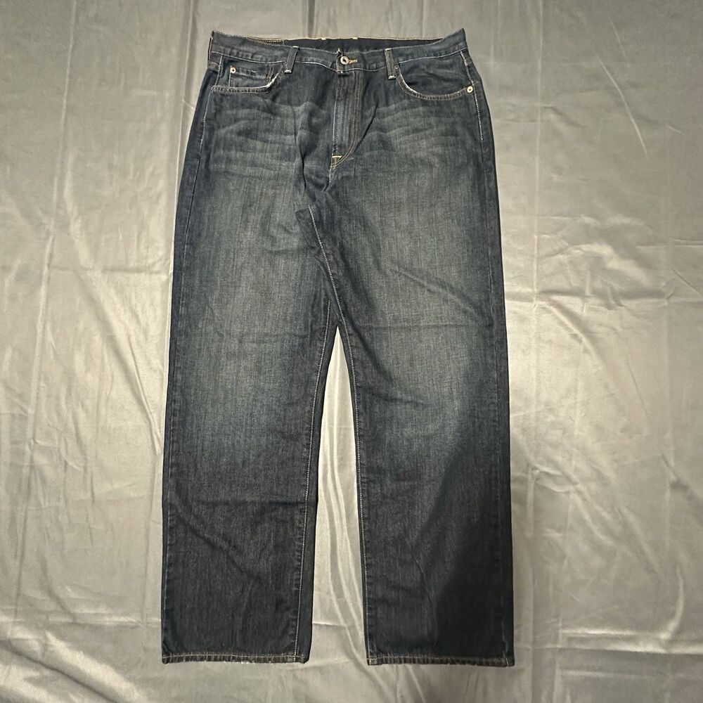 Lucky Brand Jeans Mens 38 181 Bootcut Relaxed Baggy Wide Leg Denim Y2k Dark Wash Lucky Brand Jeans Mens 38 181 Bootcut Relaxed Baggy Wide Leg Denim Y2k Dark Wash